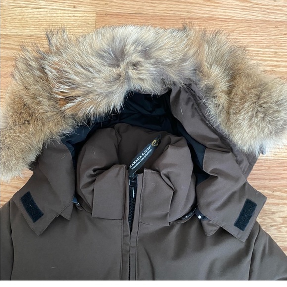 Canada Goose Tops - Canada Goose Solaris Parka -
Dark Brown